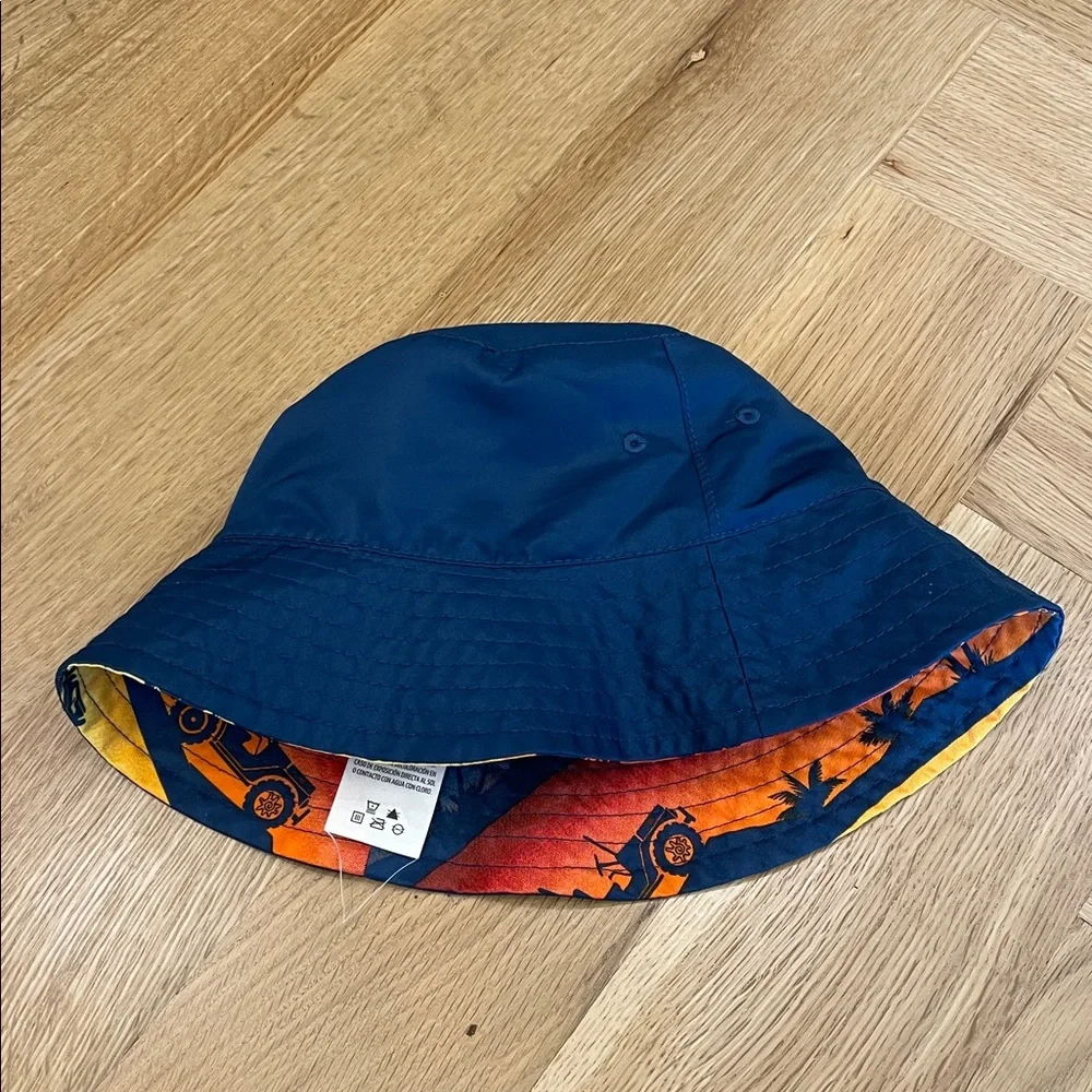 Lot of Three Reversible Swim Bucket Hats